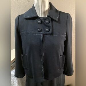 WILL SMITH Chic Black Double-Breasted JACKET